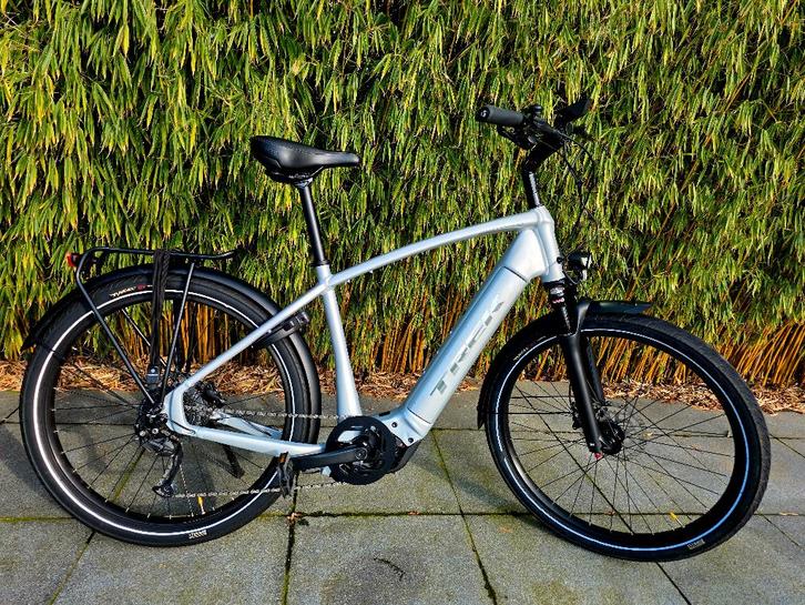 Trek Allant + 7 (2023) – Large – 2.480 km – Grijs – Topstaat, Vélos & Vélomoteurs, Vélos électriques, Neuf, Autres marques, 55 à 59 cm