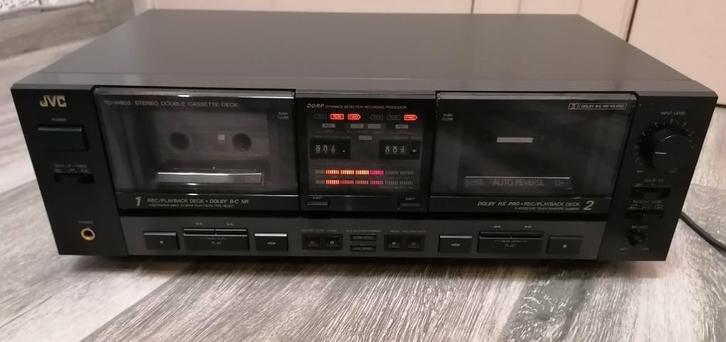 JVC Auto Reverse Dubbel Cassette Deck TD-W303, TV, Hi-fi & Vidéo, Decks cassettes, Double, JVC, Auto-reverse, Commandes tactiles