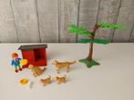 Playmobil golden retrievers met puppy's, Ophalen, Gebruikt