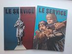 LE SERVICE TOMES 1 ET 2 SERIE COMPLETE TBE TOUS EO, Complete serie of reeks, Ophalen of Verzenden, Zo goed als nieuw