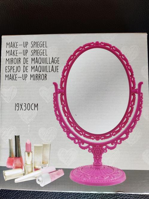 Make-up spiegel, Huis en Inrichting, Woonaccessoires | Spiegels, Nieuw, Minder dan 50 cm, Minder dan 100 cm, Ovaal, Ophalen of Verzenden