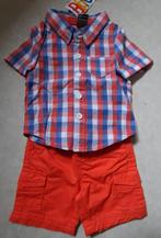 Hemd, T-shirt en short maat 60 Nieuw, Kinderen en Baby's, Ophalen of Verzenden, Nieuw, Jongetje, Setje