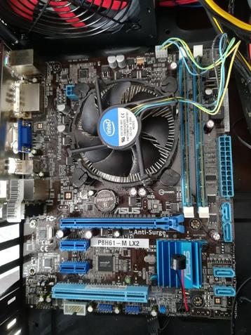 Asus moederbord + i5 processor + 4gb ddr3 + koeler beschikbaar voor biedingen