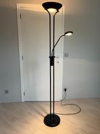Staanlamp zwart, Huis en Inrichting, Lampen | Vloerlampen, Ophalen, Gebruikt, Metaal, Modern