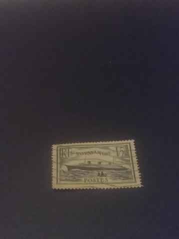 Gestempelde postzegel frankrijk Normandië 1935 beschikbaar voor biedingen