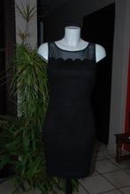 Noël Superbe petite robe droite noire habillée Taille S, Comme neuf, Taille 36 (S), Noir, Showny
