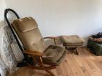 chaise ancienne avec repose-pieds, Enlèvement ou Envoi