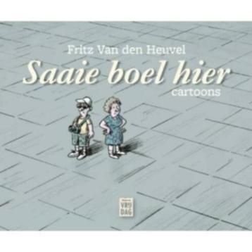 boek: saaie boel hier/Fritz van den Heuvel beschikbaar voor biedingen