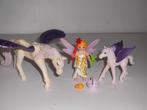 playmobil elf met gevleugelde paarden pegasus met veulen, Kinderen en Baby's, Speelgoed | Playmobil, Ophalen of Verzenden, Gebruikt