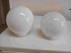 Lampekapjes in wit glas, Ophalen