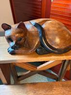Chat  en bois, Enlèvement, Comme neuf, Autres, Bois ou Tête