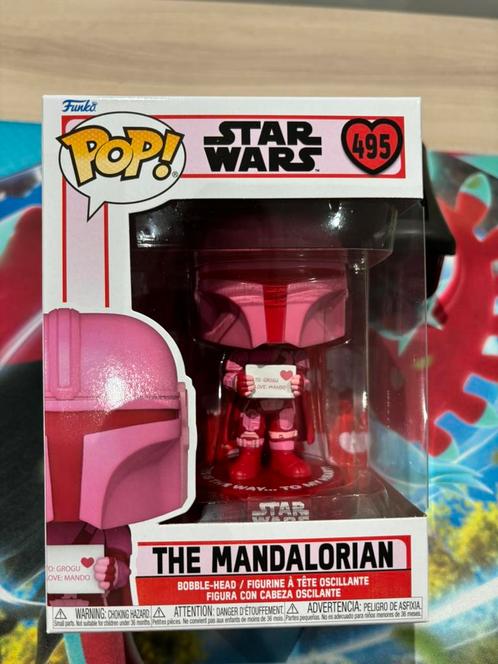 Funko Pop! Star Wars: Valentines S2 - The Mandalorian #495, Collections, Star Wars, Enlèvement ou Envoi