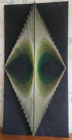 'string art' schilderij of vintage draadkunst, Ophalen