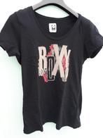 mooie zwarte T-shirt merk Roxy 100% katoen taille S, Ophalen of Verzenden