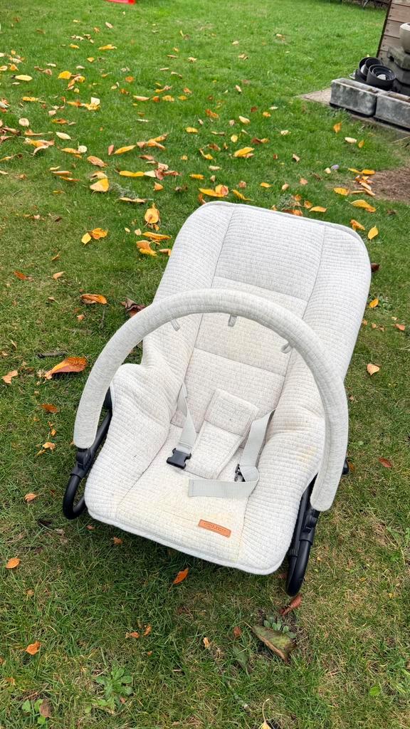 Relax Transat bébé Little Dutch – Natural (Beige chiné), Kinderen en Baby's, Wipstoeltjes, Zo goed als nieuw, Overige merken, Met gordel(s) of riempje(s)