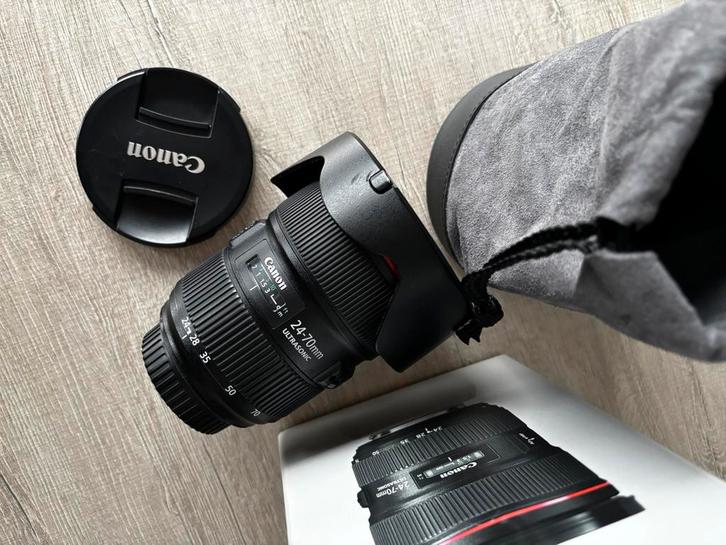 Canon EF 24-70mm f2.8L II USM, Audio, Tv en Foto, Foto | Lenzen en Objectieven, Standaardlens, Zoom, Ophalen