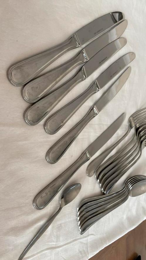 Eternum inox bestek 18 delig 18/8 inox. Nog van ouders gevon, Huis en Inrichting, Keuken | Bestek, Gebruikt, Bestekset, Inox of Chroom