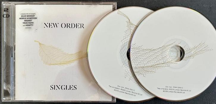 NEW ORDER - Singles ( 2CD set ), Cd's en Dvd's, Cd's | Rock, Zo goed als nieuw, Poprock, Verzenden