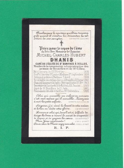 DP Priester Michel Charles Hubert Dhanis, Collections, Images pieuses & Faire-part, Image pieuse, Enlèvement ou Envoi