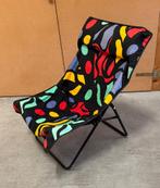 Pop Art Opvouwbare Loungestoel Jaren 90 Vintage, Ophalen, Gebruikt, Overige kleuren, Leer