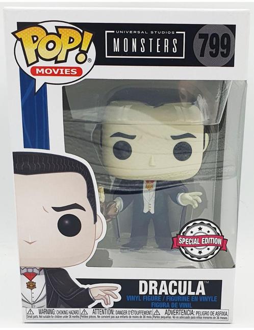 Funko POP Universal Studios Dracula (799) Special Edition, Collections, Jouets miniatures, Comme neuf, Envoi