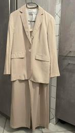 Blazer pantalon neuf ZARA élégant beige S, Neuf, Enlèvement ou Envoi, Costume ou Complet, Zara