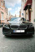 BMW 520D eerste inschrijving 2016, Auto's, BMW, Automaat, 4 deurs, Zwart, Leder