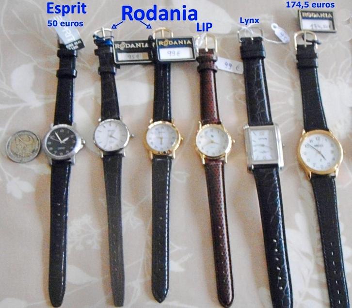 Montre Esprit, Rodania, LIP, Lynx NEUVE; -10 / 20% si 2 ou 5, Handtassen en Accessoires, Sporthorloges, Nieuw, Grijs, Ophalen of Verzenden
