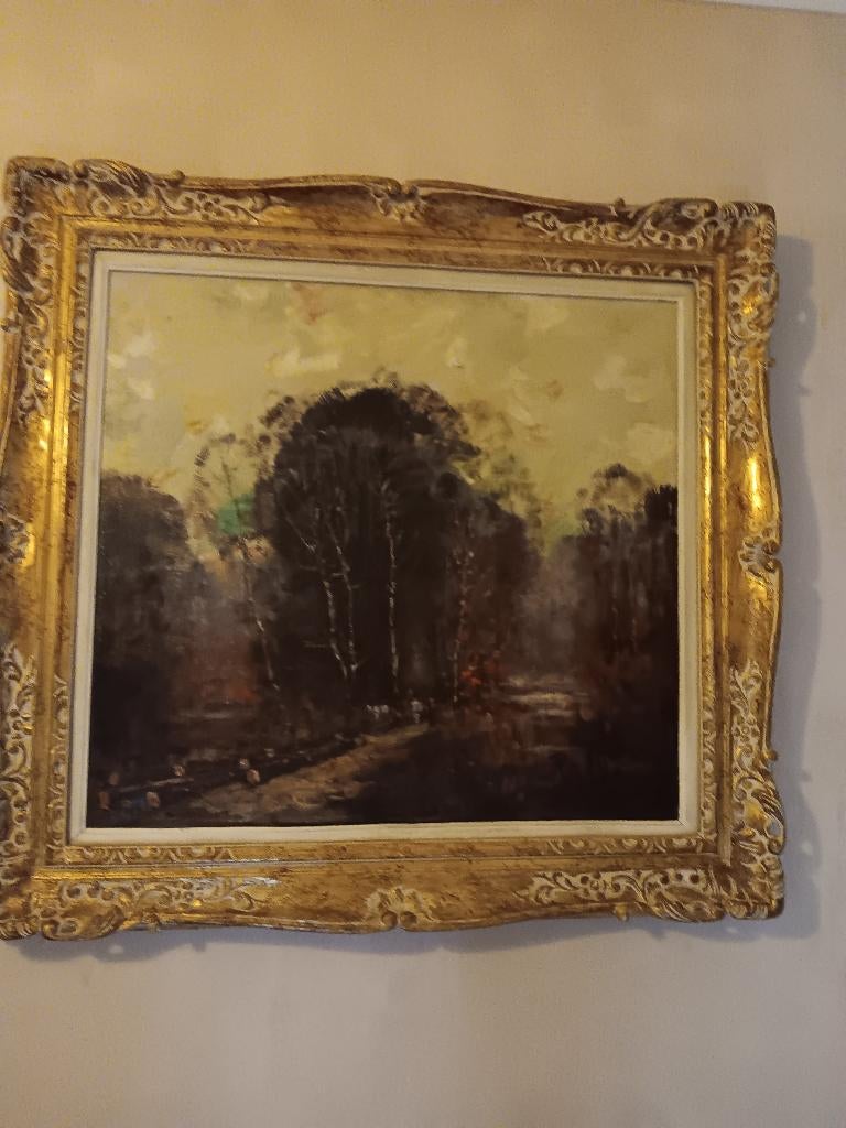 Schilderij, Antiek en Kunst, Kunst | Schilderijen | Klassiek, Ophalen