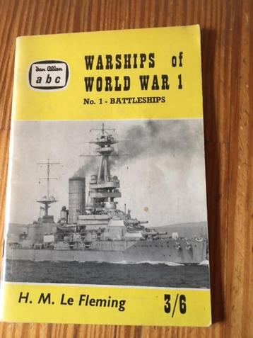 Warships of world war 1, 2 boekjes