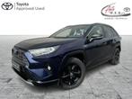 Toyota RAV-4 Style hybrid Full Option, Auto's, Toyota, Automaat, Zwart, 2487 cc, Blauw