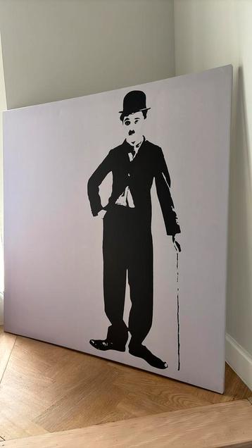 Cadre Charlie Chaplin sur toile imprimée IKEA, Enlèvement