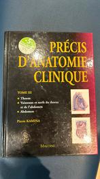 Livre anatomie 2006 excellent état, Comme neuf