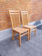 Taek stoelen, Huis en Inrichting, Stoelen, Ophalen, Zo goed als nieuw, Hout