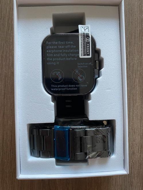 Smart watch met ingebouwde draadloze oortjes NIEUWPRIJS 137€, Handtassen en Accessoires, Smartwatches, Nieuw, Zwart, Ophalen of Verzenden