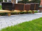 4 oude reiskoffers (valiezen) voor decoratie, Ophalen, Gebruikt
