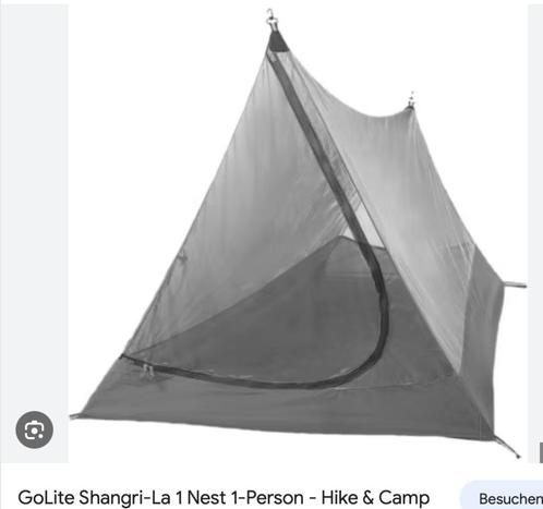 Bug Tent + Groundfloor (ShangriLa GoLite), Caravanes & Camping, Tentes, jusqu'à 2, Utilisé, Enlèvement ou Envoi