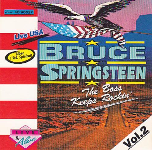 CD Bruce Springsteen - The Boss Keeps Rockin' Vol. 2, Cd's en Dvd's, Cd's | Rock, Zo goed als nieuw, Poprock, Verzenden