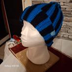 Muts voor lang haar donkerblauw en kobaltblauw stretch, Ophalen of Verzenden, Nieuw, Muts