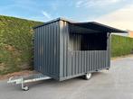 Verkoopswagen, barcontainer, mobiele unit aanhangwagen, Auto diversen, Aanhangers en Bagagewagens, Ophalen, Zo goed als nieuw