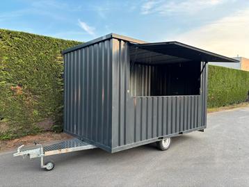 Verkoopswagen, barcontainer, mobiele unit aanhangwagen beschikbaar voor biedingen