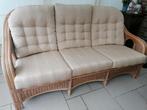 rotan 3 zit zetel, Huis en Inrichting, Ophalen, Gebruikt, 150 tot 200 cm, Driepersoons
