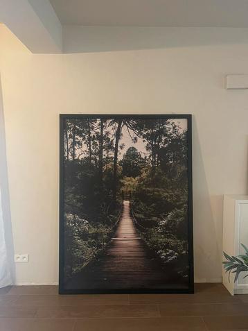 Mystieke Boswandeling – XL Wanddecoratie op Canvas, Enlèvement