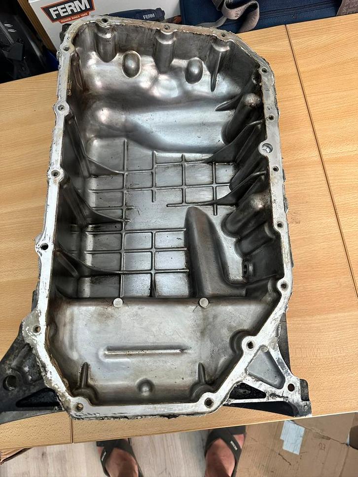 OEM aluminium oliepan – Honda Civic FD2 Type R, Auto-onderdelen, Motor en Toebehoren, Honda, Gebruikt, Ophalen of Verzenden