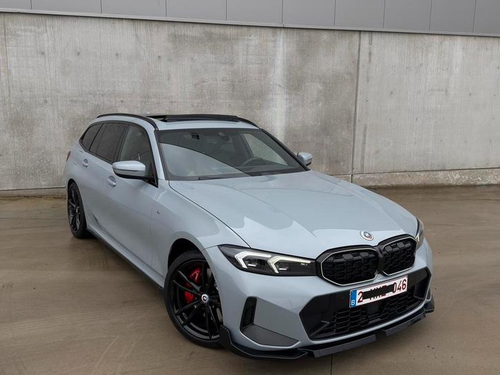 BMW 330e Touring Full M, Auto's, BMW, Bedrijf, 3 Reeks, ABS, Hybride Elektrisch/Benzine, Break, 5 deurs, Automaat, Zilver of Grijs