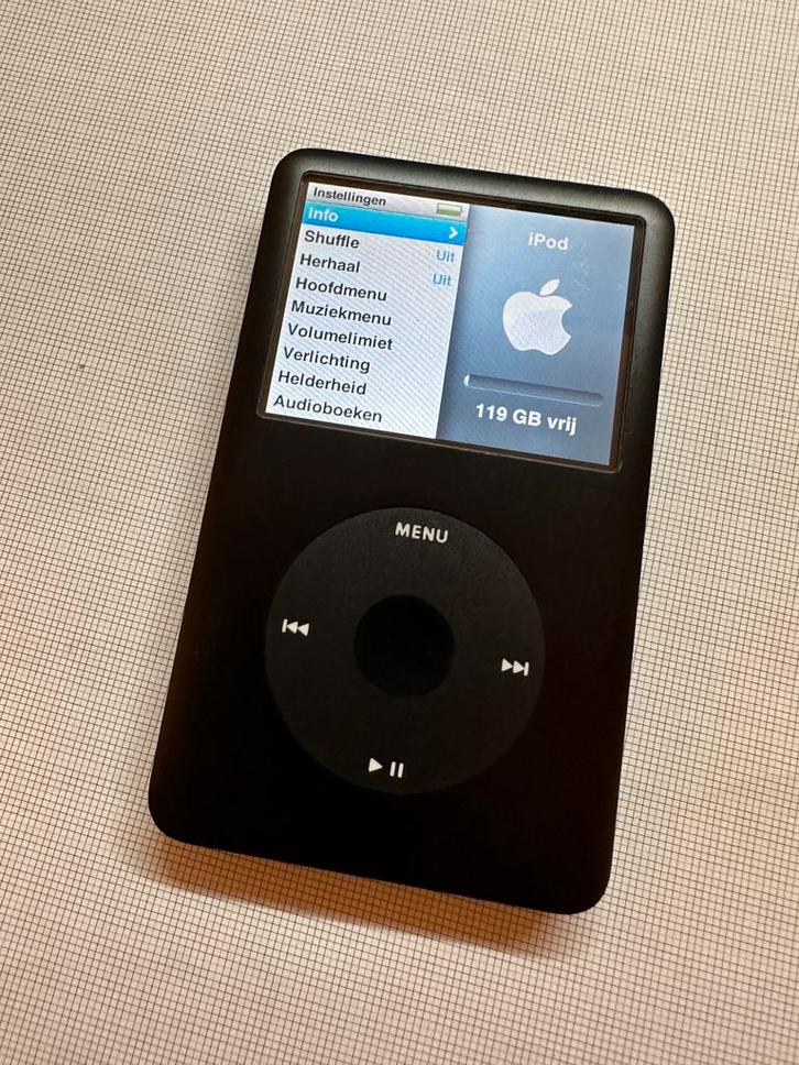 iPod classic (6G) 128GB flashgeheugen (ALS NIEUW), Audio, Tv en Foto, Mp3-spelers | Apple iPod, Refurbished, Classic, 40 GB en meer