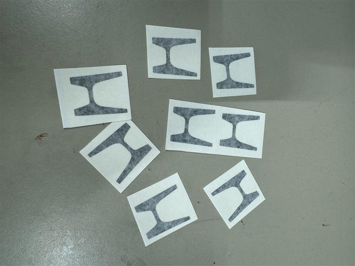 6 stuks honda stickers, Autos : Divers, Autocollants de voiture, Enlèvement ou Envoi