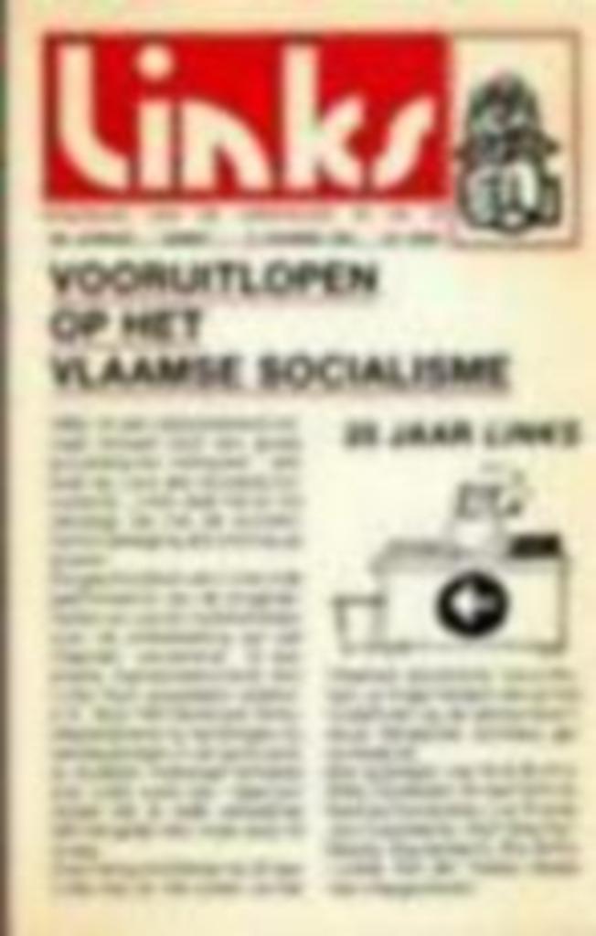 Vooruitlopen op herr Vlaams socialisme. 25 jaar LINKS, Boeken, Politiek en Maatschappij, Nieuw, Politiek en Staatkunde, Ophalen of Verzenden