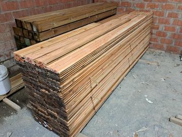 GOEDKOOP! Lot of 2 loten: Planken (Douglas): 27x145x3 m beschikbaar voor biedingen