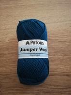groen/blauwe wol Patons Jumper Wool., Hobby en Vrije tijd, Ophalen, Nieuw
